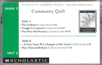 Literacy Place 3.6 Community Quilt : Cassette