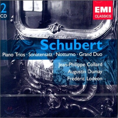 Jean-Philippe Collard  슈베르트: 피아노 삼중주곡집 (Schubert : Piano Trios, Sonatensatz, Notturno, Grand Duo)