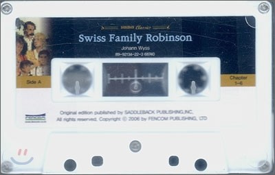 Saddleback Classics Level 3 : Swiss Family Robinson (Audio Cassette)