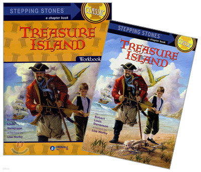 Stepping Stones (Classic) : Treasure Island (with Workbook)