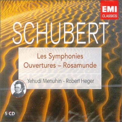 Schubert : SymphoniesㆍOuverturesㆍRosamunde : Yehudi MenuhinㆍRobert Heger