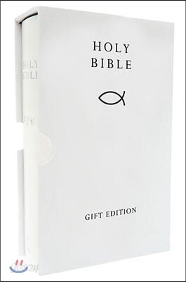 HOLY BIBLE: King James Version (KJV) White Compact Gift Edition