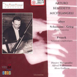 Arturo Benedetti Michelangeli , ũ, ׸ ǾƳ ְ (Plays SchumannFranckGrieg : Piano Concertos)