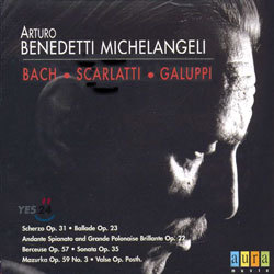 Arturo Benedetti Michelangeli - BachScarlattiGaluppi