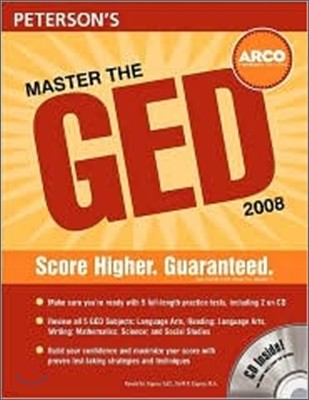 Peterson's Master the GED 2008 with CD-ROM, 4/E