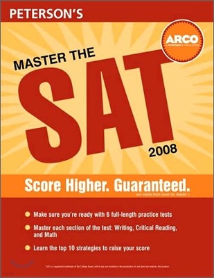 Peterson's Master the SAT 2008, 4/E