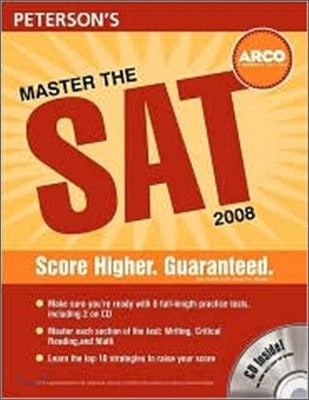 Peterson's Master the SAT 2008 with CD-ROM, 4/E