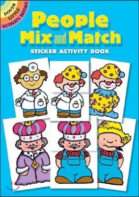 People Mix and Match Sticker Activity Book