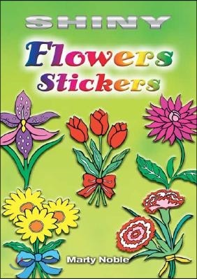 Shiny Flowers Stickers [With Stickers]