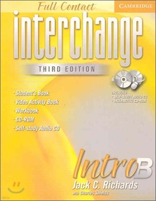 (3)Interchange : Intro B Full Contact (SB+WB, Self-Study CD, Video activity book, CD-ROM)