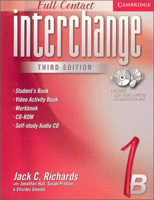 (3)Interchange : 1B Full Contact (SB+WB, Self-Study CD, Video Activity Book, CD-ROM)