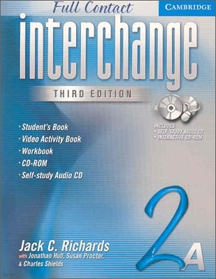 (3)Interchange : 2A Full Contact (SB+WB, Self-Study CD, Video activity book, CD-ROM)