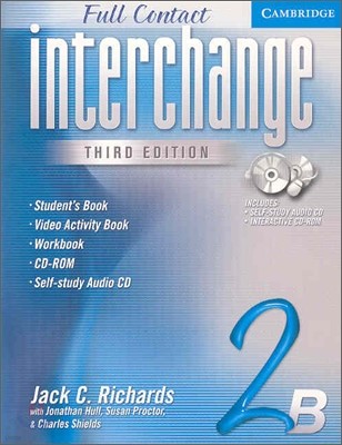 (3)Interchange : 2B Full Contact (SB+WB, Self-Study CD, Video activity book, CD-ROM)