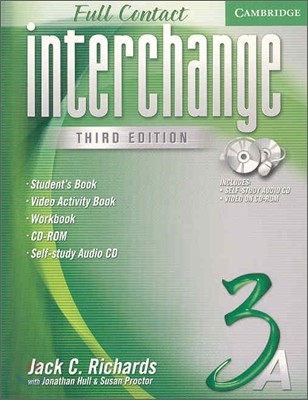 (3)Interchange : 3A Full Contact (SB+WB, Self-Study CD, Video activity book, CD-ROM)