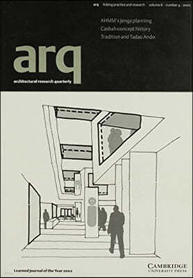 Arq: Architectural Research Quarterly: Volume 6, Part 4