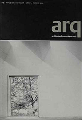 Arq: Architectural Research Quarterly: Volume 4, Part 1