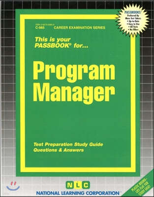 Program Manager: Passbooks Study Guide