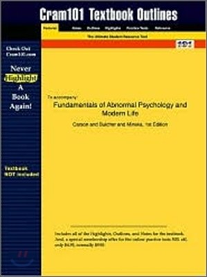 Studyguide for Fundamentals of Abnormal Psychology and Modern Life by Carson, ISBN 9780321034250