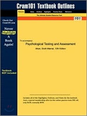 Studyguide for Psychological Testing and Assessment by Aiken, ISBN 9780205354719