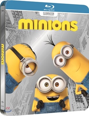 미니언즈 스틸북 (2D+3D, 2Disc) : 블루레이
