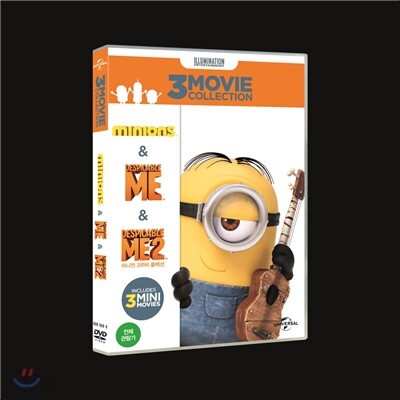 미니언 3무비 콜렉션 (3Disc)