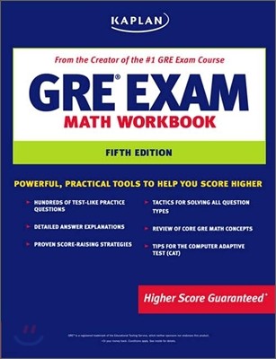 Kaplan GRE Exam Math Workbook : 5th Edition