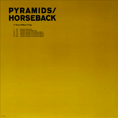 Pyramids,Horseback — Throne Without A King 앨범 커버