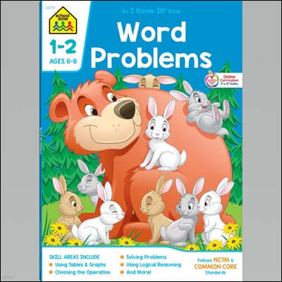 School Zone Word Problems Grades 1-2 Workbook