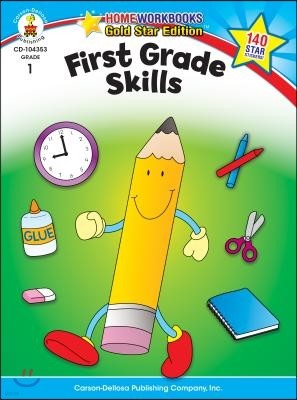 First Grade Skills: Gold Star Edition Volume 4
