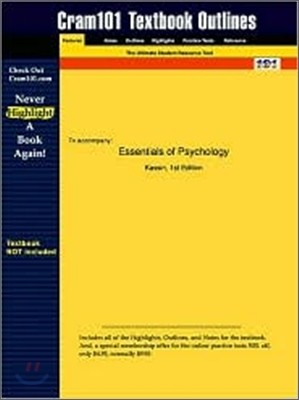 Studyguide for Essentials of Psychology by Kassin, ISBN 9780130489463