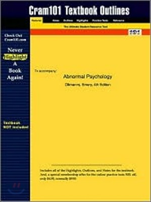 Studyguide for Abnormal Psychology by Emery, Oltmanns &, ISBN 9780130488909