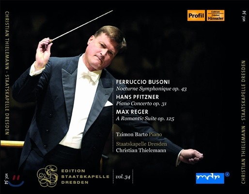 Christian Thielemann 부조니: 녹턴 교향곡 / 피츠너: 피아노 협주곡 (Busoni / Pfitzner / Reger: Orchestral Works)