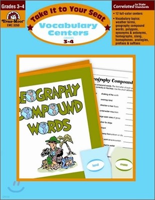 Take It to Your Seat Vocabulary Centers : Grades 3-4