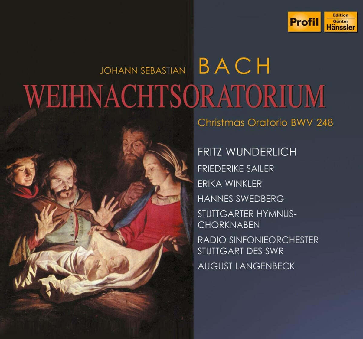 Fritz Wunderlich 바흐: 크리스마스 오라토리오 (Bach: Christmas Oratorio BWV248)
