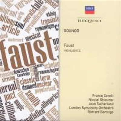 : Ŀ콺Ʈ - ̶Ʈ (Gounod: Faust - Highlights)(CD) - Franco Corelli