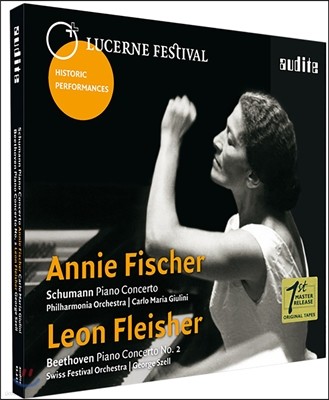 Annie Fischer / Leon Fleisher  / 亥: ǾƳ ְ (Schumann / Beethoven: Piano Concertos)