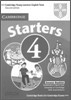 Cambridge Young Learners English Tests Starters 4 : Answer Key