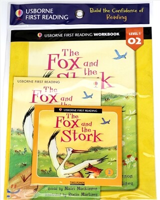 Usborne First Reading Workbook Set 1-2 : The Fox and the Stork