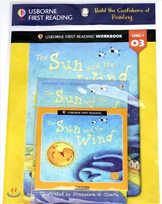 Usborne First Reading Workbook Set 1-3 : The Sun and the Wind