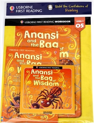 Usborne First Reading Workbook Set 1-5 : Anansi and the Bag of Wisdom