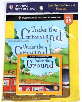 Usborne First Reading Workbook Set 1-15 : Under the Ground