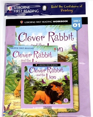 Usborne First Reading Workbook Set 2-1 : Clever Rabbit and the Lion