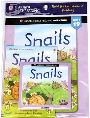 Usborne First Reading Workbook Set 2-19 : Snails