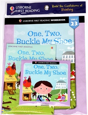 Usborne First Reading Workbook Set 2-23 : One, Two, Buckle My Shoe