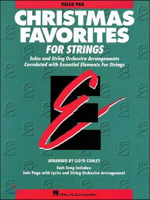 Essential Elements Christmas Favorites for Strings: Value Pack (24 Part Books, Conductor Score and CD)