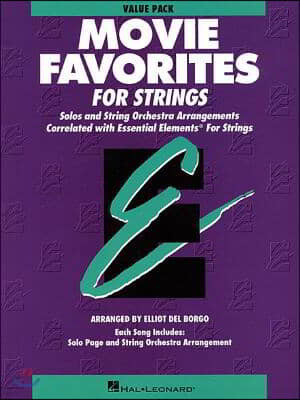 Essential Elements Movie Favorites for Strings: Value Pack (24 Part Books, Conductor Score and CD)