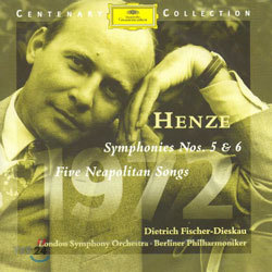 1972Hans Werner Henze - Symphonies Nos.5 & 6Five Neapolitan Songs