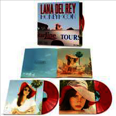 Lana Del Rey — Honeymoon (Gatefold)(Red Colored) 앨범 커버