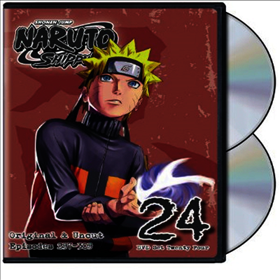 Naruto Shippuden: Uncut Set 24 (나루토 질풍전: 언컷 세트 24)(지역코드1)(한글무자막)(DVD)