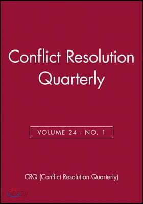 Conflict Resolution Quarterly, No. 1